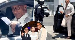 Dwayne 'The Rock' Johnson pulled over by police in Hollywood following co-star's Walk of Fame ceremony