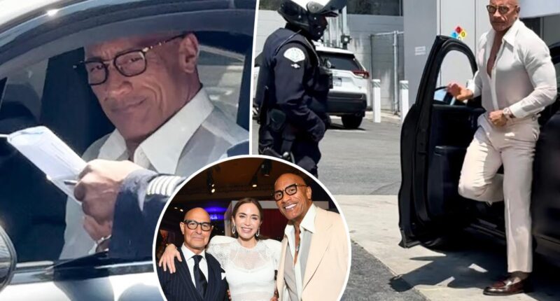 Dwayne 'The Rock' Johnson pulled over by police in Hollywood following co-star's Walk of Fame ceremony