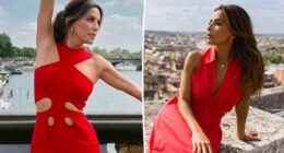 Eva Longoria wore Petal & Pup's $30 earrings in 'Searching for France'