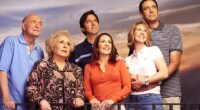 Everybody Loves Raymond star Ray Romano set a Guinness World Record when he was paid $1.94million per episode for the beloved show's ninth and final season in 2005- pictured with the cast in 2005 (L-R) Peter Boyle, Doris Roberts, Romano, Patricia Heaton, Monica Horan, Brad Garrett