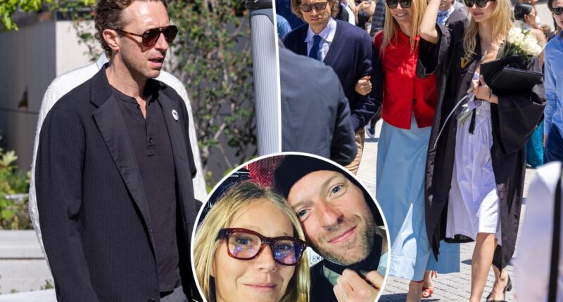 Exes Gwyneth Paltrow and Chris Martin reunite in Nashville for daughter Apple's college graduation