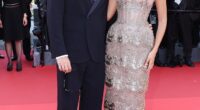 Formula One star Charles Leclerc and new wife Alexandra looked loved-up as they hit the red carpet at the screening of the film A Woman’s Life in Cannes on Wednesday
