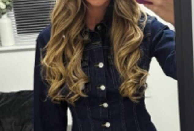 Michaela Crawford (pictured), 34, fell for prisoner Carl Catleugh at HMP Deerbolt and the pair exchanged messages via Snapchat in which they discussed getting together once he'd finished his term inside
