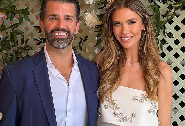 Donald Trump Jr and Bettina Anderson quietly tied the knot Thursday in Palm Beach then jetted off to the Caribbean for a sun-soaked celebration limited to only their closest friends and a few family members