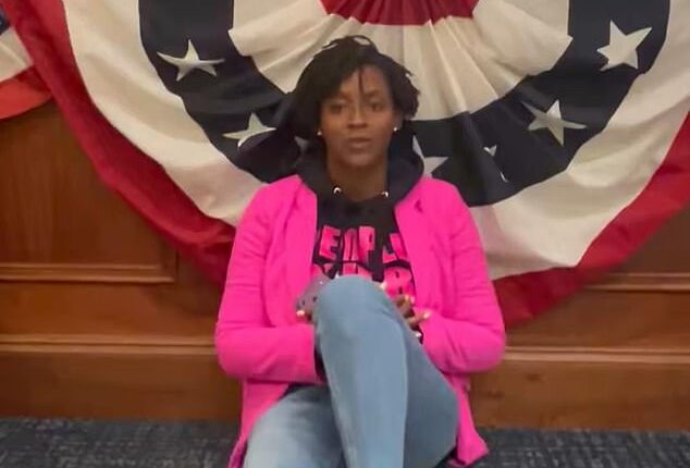 State Rep. Angie Nixon sat inside the state capitol building in Tallahassee for hours on Friday waiting to speak with the Republican about the state's new and controversial redistricting map. She was later arrested by Capitol Police