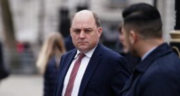 Former UK defence secretary Ben Wallace placed on Russia’s wanted list