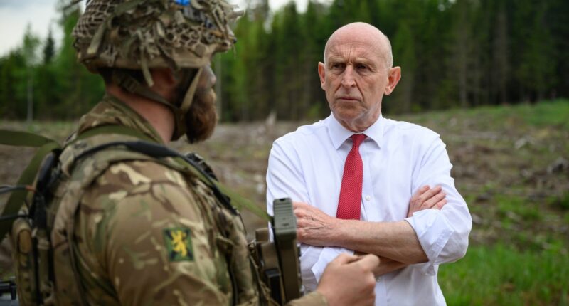 GPS signals of RAF jet carrying defence secretary ‘jammed by Russia’