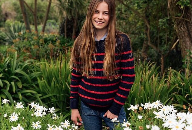 A charming new photograph of Princess Charlotte has been released to mark her 11th birthday today