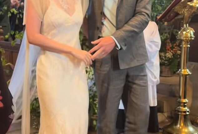 Harry Styles' actress ex Millie Brady has tied the knot with her handsome nightlife supremo boyfriend in a beautiful English countryside wedding
