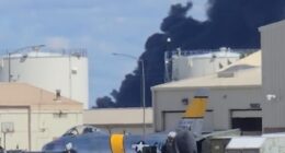 Rescue crews responded Sunday to a crash during the Gunfighter Skies air show at Mountain Home Air Force Base