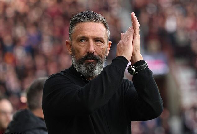 Derek McInnes has urged his players to embrace the pressure at Celtic Park this afternoon