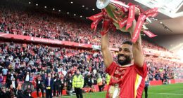 Mohamed Salah will wave goodbye to Liverpool today after 441 games, 257 goals and eight major trophies
