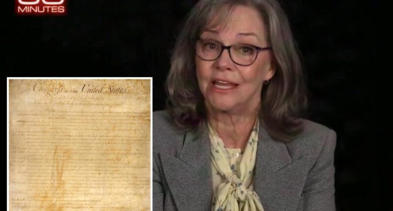 Hollywood icon Sally Field reminds a fractured nation of the brilliance of the Constitution