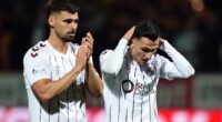 Hearts' Alexandros Kyziridis cuts a frustrated figure after the draw with Motherwell at Fir Park