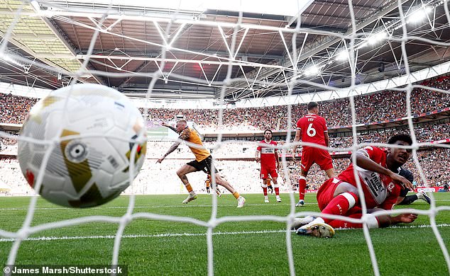 Oli McBurnie's late goal delivered promotion for Hull against Middlesbrough at Wembley