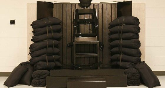 Pictured: The execution chamber at Utah State Prison where prisoners are executed by firing squad