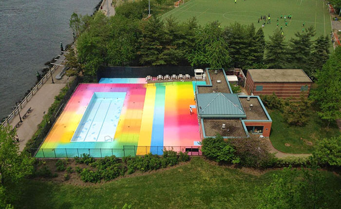 I Used 120 Gallons Of Paint To Revive An Abandoned Pool On Roosevelt Island – TVovermind
