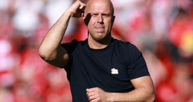 Arne Slot takes Liverpool to Old Trafford on Sunday knowing a win would see them leapfrog Manchester United and go third