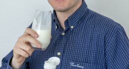 Luke Chafer drank one glass of kefir milk each day for a month, with astonishing results