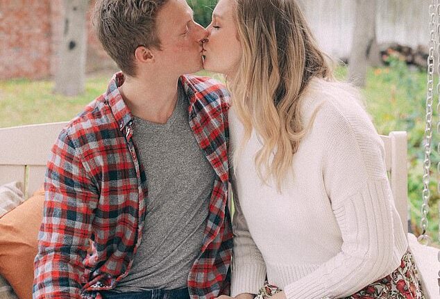 Bethany Beal and her husband, David, who waited until their wedding day to have their first kiss