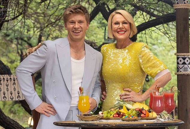 Reports have emerged Channel Ten has axed I'm A Celebrity... Get Me Out Of Here! However, a spokesperson has denied the claims. Pictured: hosts Robert Irwin and Julia Morris