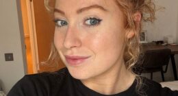 My (much improved) eyeliner after using the method