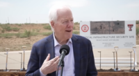 John Cornyn speaking to the press.