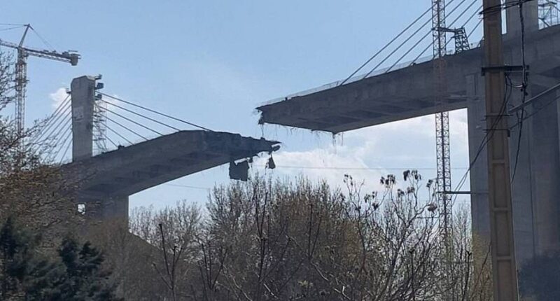 Iranian bridge which is tallest in Middle East destroyed by US-Israeli airstrikes after Trump threatens to bomb Tehran 'back to Stone Age'