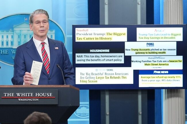 It Was Scott Bessent's Turn Behind the Press Podium and Oh, My – HotAir