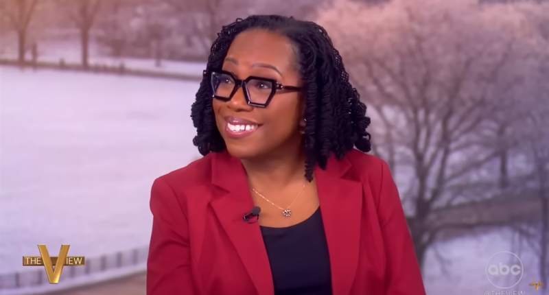 Ketanji Brown Jackson on The View.