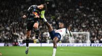 Jamie Carragher lambasted Mathys Tel for his 'crazy' overhead kick that led to a Leeds penalty