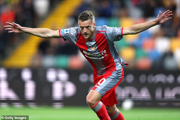 Jamie Vardy scored seven goals in 28 games for Cremonese in Serie A
