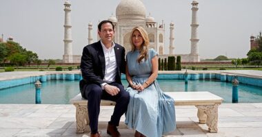 'It's one of the wonders of the world,' Rubio said of the mausoleum in Agra. 'I think it's important to show respect to the culture of the countries that you visit'