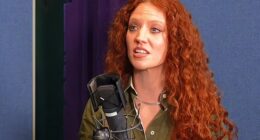 Jess Glynne opened up about her relationship with girlfriend Alex Scott for the first time on Monday, saying 'love is a scary subject'