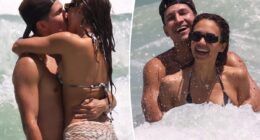 Jessica Alba and boyfriend Danny Ramirez can't keep their hands off each other in Miami Beach makeout