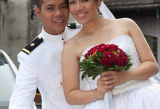 Father-of-four Jessie James Tumaliuan (left) pleaded guilty to murdering his estranged wife Czarina Gatbonton Tumaliuan (right)