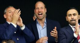 Prince William celebrated as Aston Villa were crowned Europa League winners in Istanbul