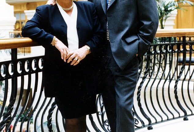 TV presenter Mark Durden-Smith with his late mother Judith Chalmers in 1996. Chalmers' death was confirmed by her family on Friday morning