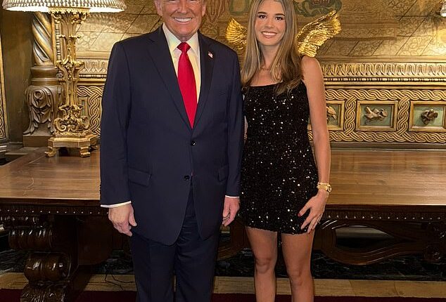 The man told officers he climbed over the towering wall which surrounds Mar-a-Lago in search of Kai, who turned 18 just last month