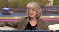 Kate Garraway and Maureen Lipman (pictured) were seen bonding while appearing live together on Good Morning Britain on Wednesday as the actress opened up on finding love again