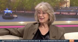 Kate Garraway and Maureen Lipman (pictured) were seen bonding while appearing live together on Good Morning Britain on Wednesday as the actress opened up on finding love again