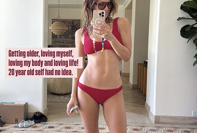 Katharine Foster showed off her incredible bikini body one day before her 41st birthday