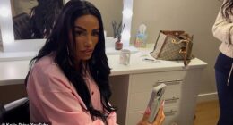 Katie Price's desperate attempts to get Lee Andrews to their joint Good Morning Britain interview last week have been revealed in a new chaotic behind the scenes video