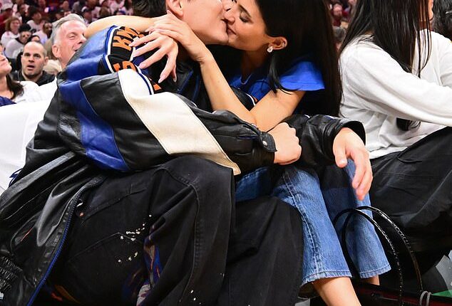Kylie Jenner and Timothee Chalamet passionately celebrated his beloved New York Knicks securing a spot in the NBA Finals on Monday