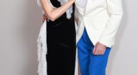 Kylie Minogue was joined by ex-boyfriend and former Neighbours co-star Jason Donovan at the premiere of her new Netflix documentary in London on Monday