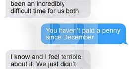 A text message exchange between a landlord and tenants who had fallen three months behind on rent has struck a nerve, exposing the emotional pressure simmering beneath Australia's worsening rental crisis