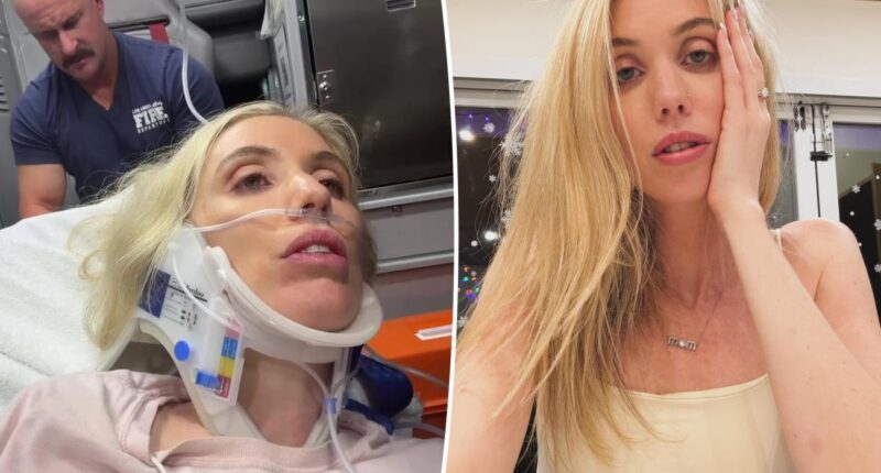 Laura Clery praises first responders after being crushed by fridge