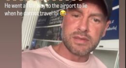 Lee Andrews' ex Alana Percival has claimed he pulled the exact airport stunt with HER when they were together and pretended he was flying to the UK despite his travel ban
