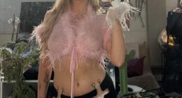 Lottie Moss put on a very racy display as she shared a series of saucy snaps to her Instagram page on Thursday