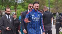 Zohran Mamdani attended a New York Eid celebration in a custom Arsenal-themed robe
